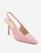 vices Pantofi stiletto slingback decorați cu strasuri cu toc Laodele Roz