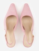 vices Pantofi stiletto slingback decorați cu strasuri cu toc Laodele Roz
