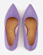 vices Pantofi stiletto Violet închis cu branț din piele în stil clasic Vennael