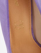 vices Pantofi stiletto Violet închis cu branț din piele în stil clasic Vennael
