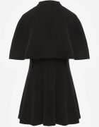 vices Rochie ajustată în stil elegant cu narzutka tip pelerină Agatea Neagră