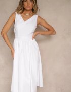 vices Rochie Albă Basic cu croială evazată Tolaneia