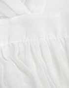 vices Rochie albă cloș maxi cu elastic în talie și chiloți Medane