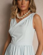 vices Rochie Albastră Basică cu croială evazată Tolaneia