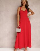 vices Rochie de Cocktail Roșie Clop Cu legătură la spate Malori