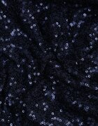 vices Rochie de seară cu paiete și mâneci fluture Ellinor Bleumarin