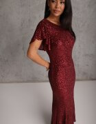 vices Rochie de seară cu paiete și mâneci fluture Ellinor Bordo