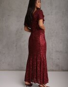 vices Rochie de seară cu paiete și mâneci fluture Ellinor Bordo