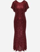 vices Rochie de seară cu paiete și mâneci fluture Ellinor Bordo