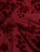 vices Rochie de seară roșie din plasă cu imprimeu floral din velur Azinene