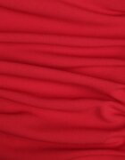vices Rochie elegantă asimetrică cu ornament la umăr cu croială asortată Tesson Roșie