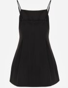 vices Rochie evazată pe bretele în stil clasic Urannea Neagră