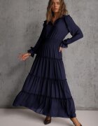 vices Rochie Granat Tip cămașă Cu volan În stil rustic Arivite