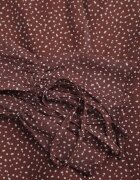 vices Rochie Maro Decorată cu Mâneci Transparente și Buline Celziva