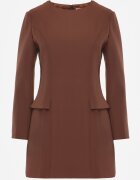 vices Rochie Maro Trapez cu o croială elegantă decorată cu imitație de buzunare Agats