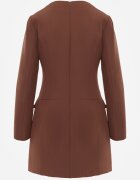 vices Rochie Maro Trapez cu o croială elegantă decorată cu imitație de buzunare Agats