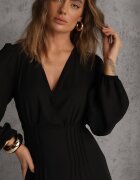 vices Rochie Neagră Petrecută cu croi evazat Resvima