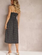vices Rochie Negru Evazată Midi cu buline cu bretele Mabella