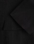 vices Rochie Negru Trapezoidală cu Croială Elegantă Decorată cu Imitație de Buzunare Agats