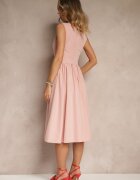 vices Rochie Roz Basic cu croi evazat Tolaneia