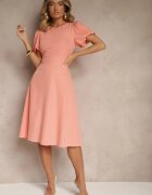 vices Rochie Roz Cloș Decorată cu Floare 3D Detașabilă Koleira