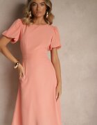 vices Rochie Roz Cloș Decorată cu Floare 3D Detașabilă Koleira