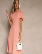 vices Rochie Roz Cloș Decorată cu Floare 3D Detașabilă Koleira