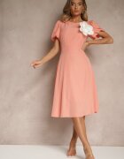 vices Rochie Roz Cloș Decorată cu Floare 3D Detașabilă Koleira