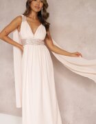 vices Rochie Roz Maxi cu croi evazat Decorată cu paiete cu bretele late Nedilva