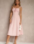 vices Rochie Rozalie de Cocktail Tip Corset cu Fusta Cloș Kolinnea