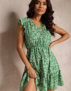 vices Rochie verde Sagisa