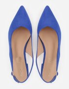 vices Sandale Albastre Slingback cu branț din piele naturală Annisae