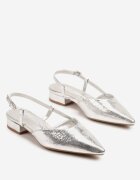 vices Sandale Argintii tip Slingback Nilessea