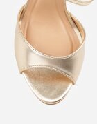 vices Sandale aurii cu toc stiletto decorate cu barete Dorotina