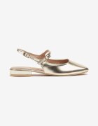 vices Sandale Aurii Slingback cu Branț din Piele Naturală Sovritia