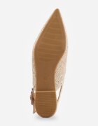 vices Sandale Aurii Tip Slingback cu Branț din Piele Naturală Rallora