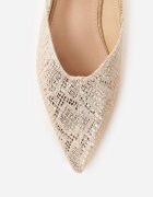 vices Sandale Aurii Tip Slingback cu Branț din Piele Naturală Rallora