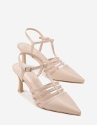 vices Sandale bej cu toc tip stiletto Tirenella