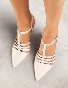 vices Sandale bej deschis cu toc stiletto Tirenella