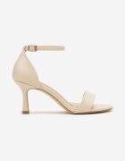vices Sandale Bej din Imitație de Piele cu Toc Tip Stiletto Galennea