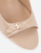 vices Sandale Bej închis Lăcuite cu toc stiletto Slingback cu Cataramă Metalică Armonie