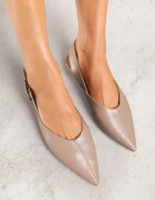 vices Sandale Bej închis Slingback cu Baretă cu Cataramă Nirarine