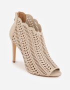 vices Sandale Bej Perforate cu toc stiletto Seladith