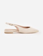 vices Sandale Bej Slingback cu branț din piele naturală Annisae