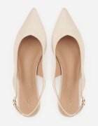 vices Sandale Bej Slingback cu branț din piele naturală Annisae