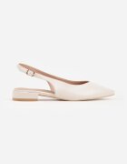 vices Sandale Bej Slingback cu branț din piele naturală Lisanilis