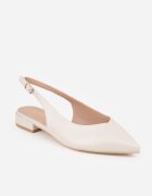 vices Sandale Bej Slingback cu branț din piele naturală Lisanilis