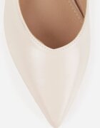 vices Sandale Bej Slingback cu branț din piele naturală Lisanilis