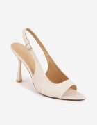 vices Sandale Bej Slingback cu toc Stiletto cu vârf deschis Blooma