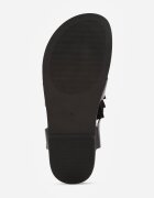 vices Sandale Boho Negre cu Mărgele Decorative și Franjuri Eluthera